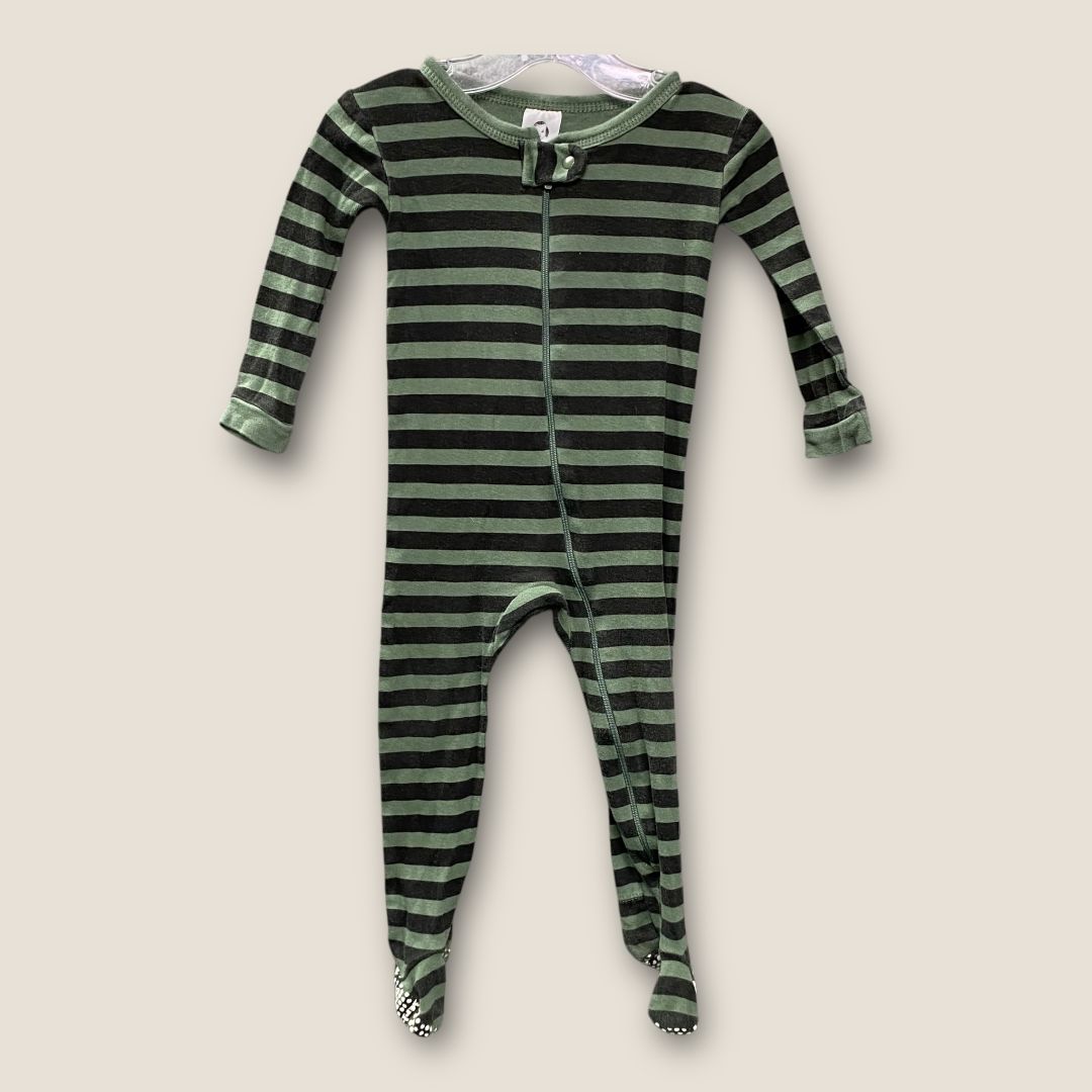 Carter Green green and Black Pj, 12m