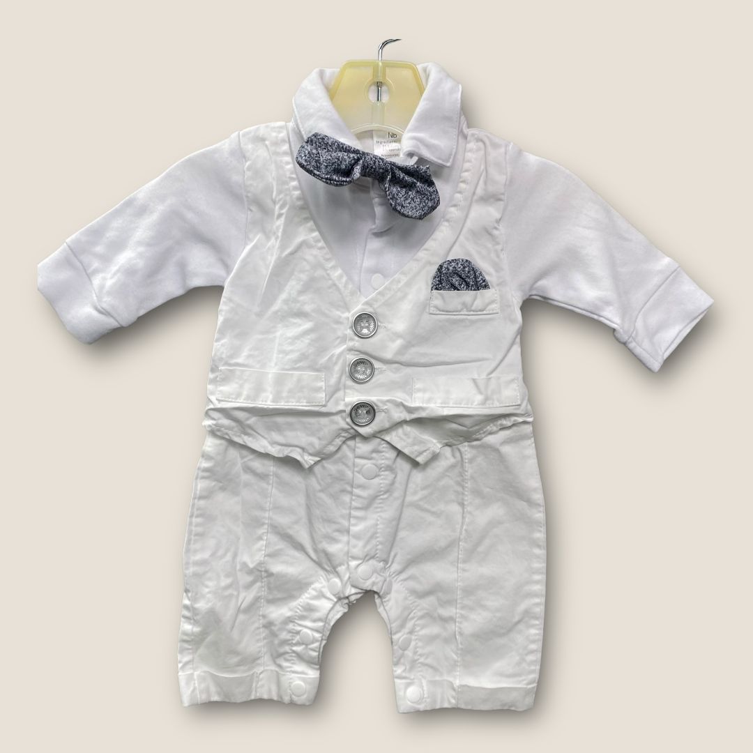 Unbranded White 1pcs Suit, 6m