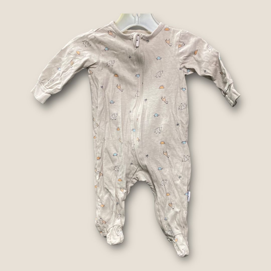 Rock a Bye Baby white White Star Pj, 3m