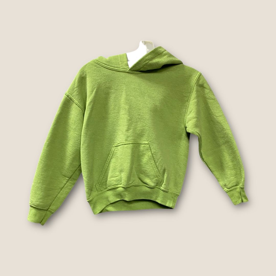 Gildan Green Pull over style Hoodie, 5