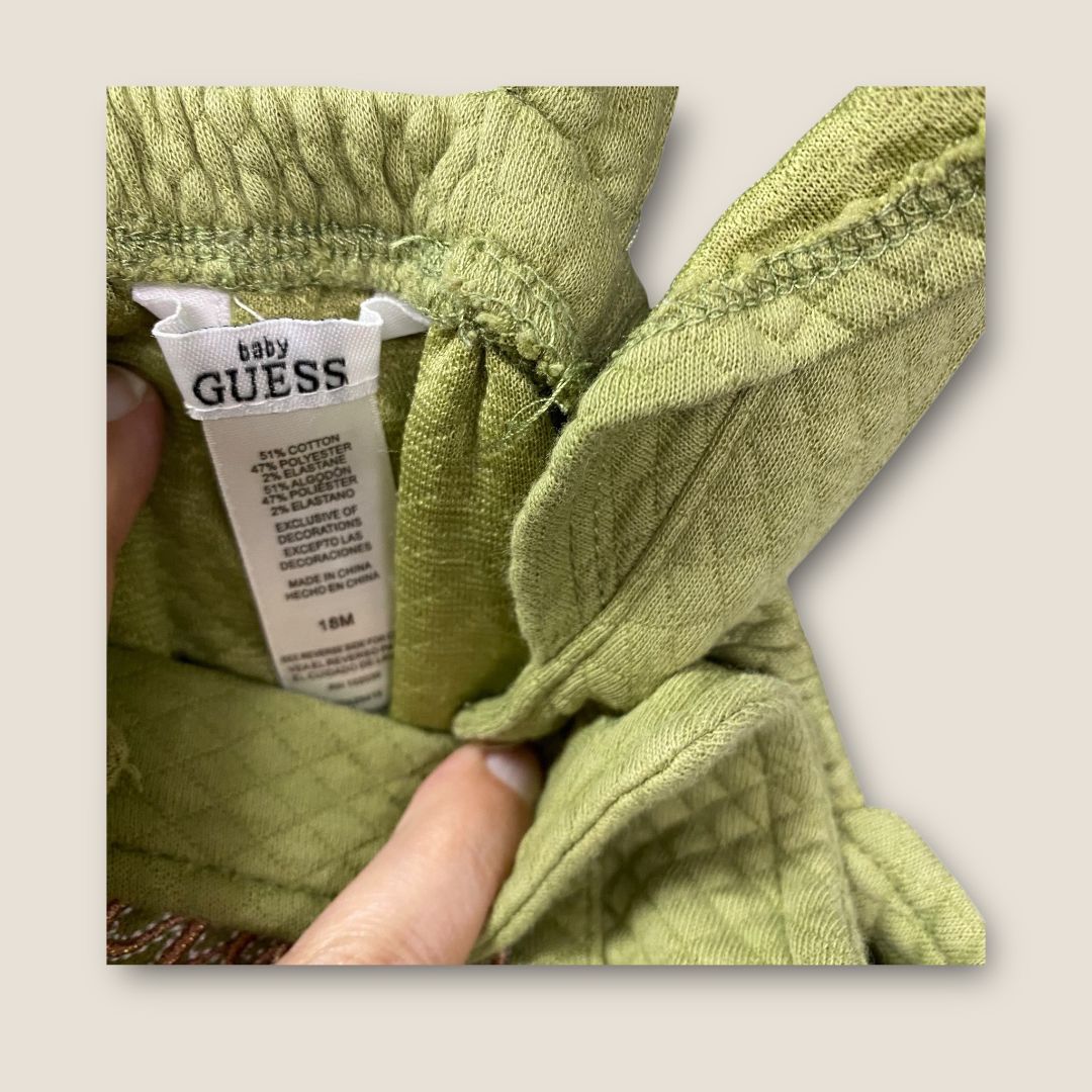 Guess Olive Green Overall Dress, 18m