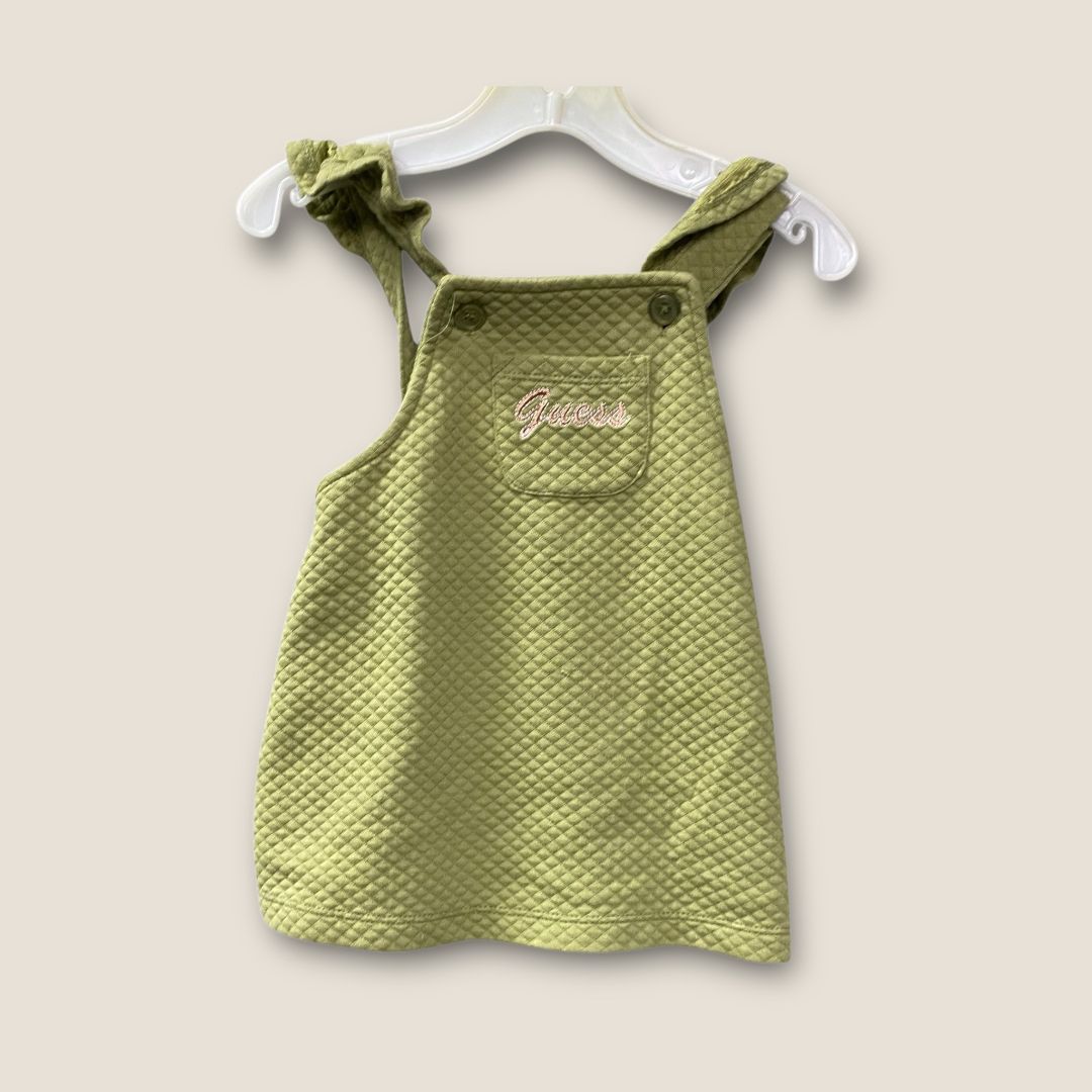 Guess Olive Green Overall Dress, 18m