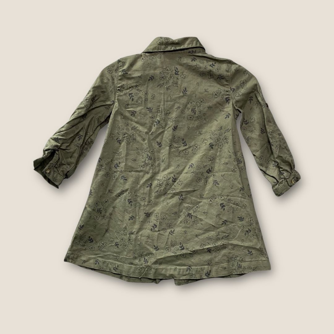 Just One You Olive Green Long Shirt, 18m