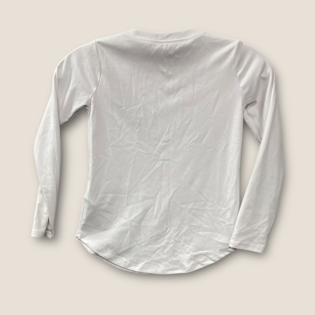 Nike White Long Sleeve Dri fit tee, 7