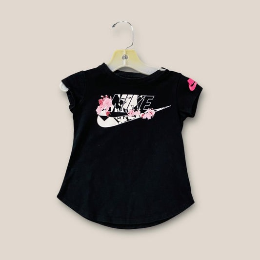 Nike black Black tee With Flowers, 3