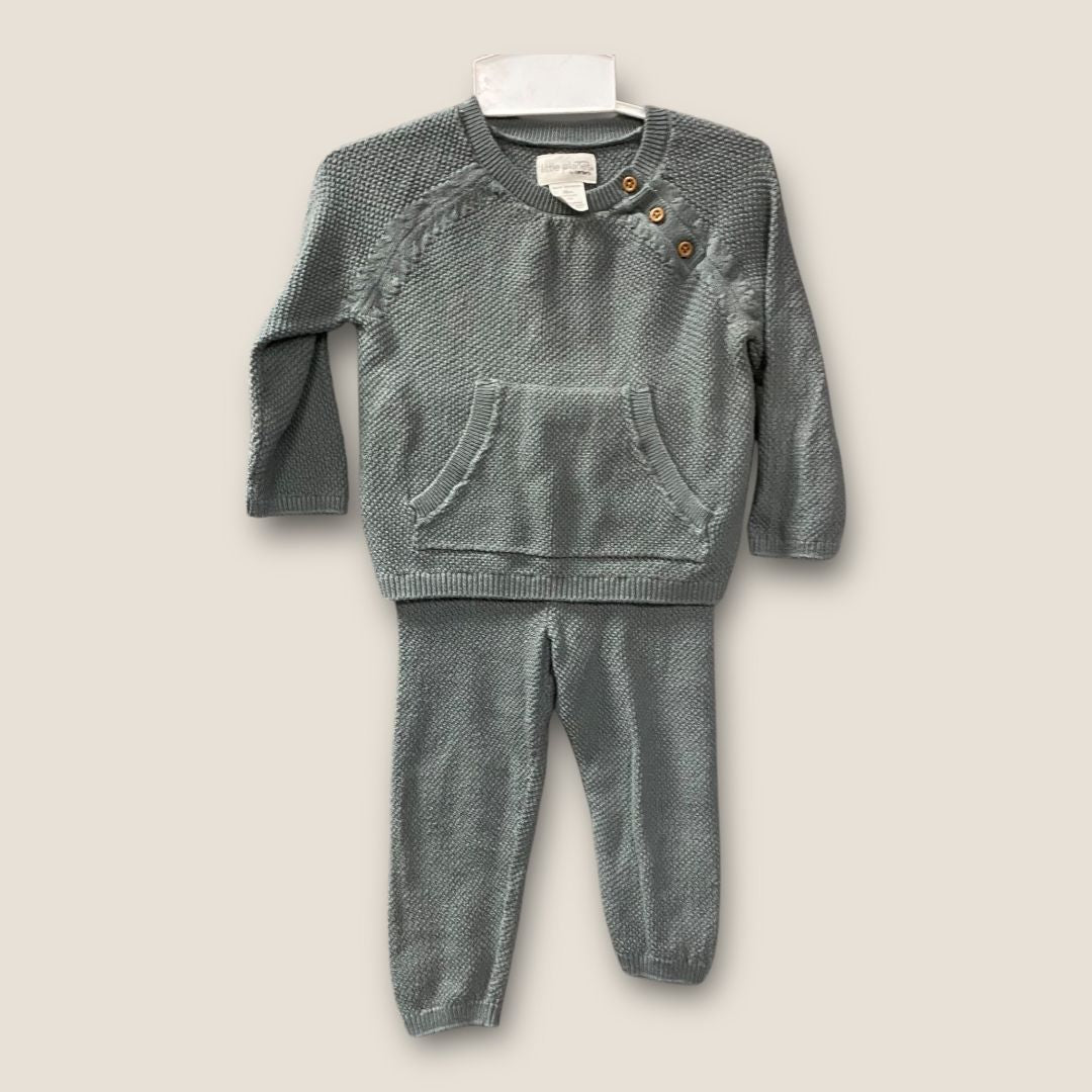 little Planet green 2pc outfit, 18m