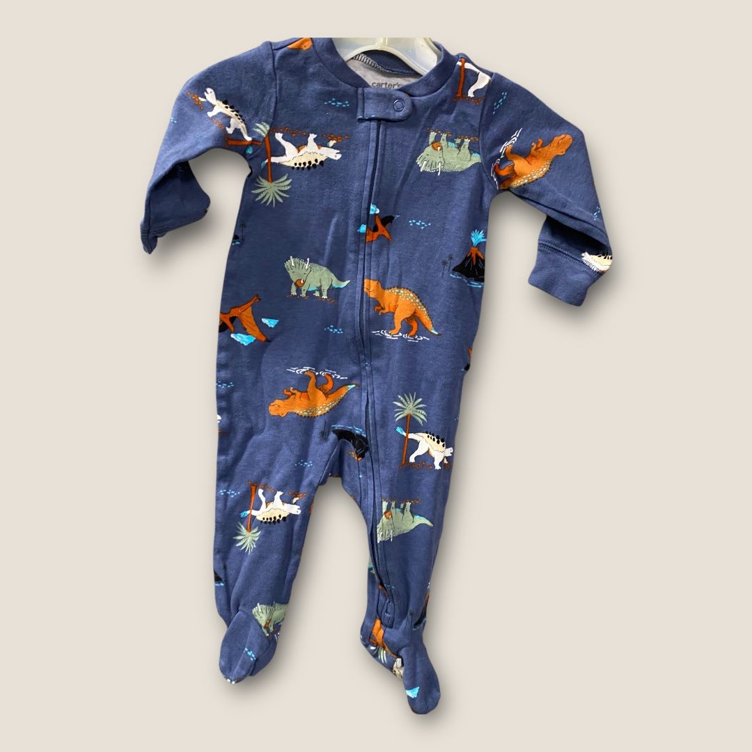 Carters blue Dino Pjs, 6m