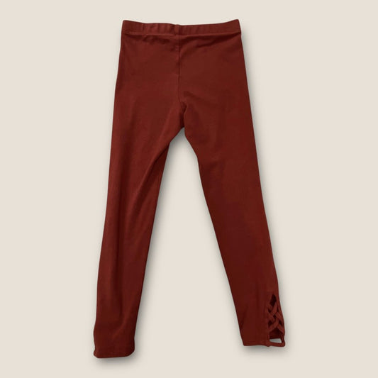 old navy maroon leggings, 7