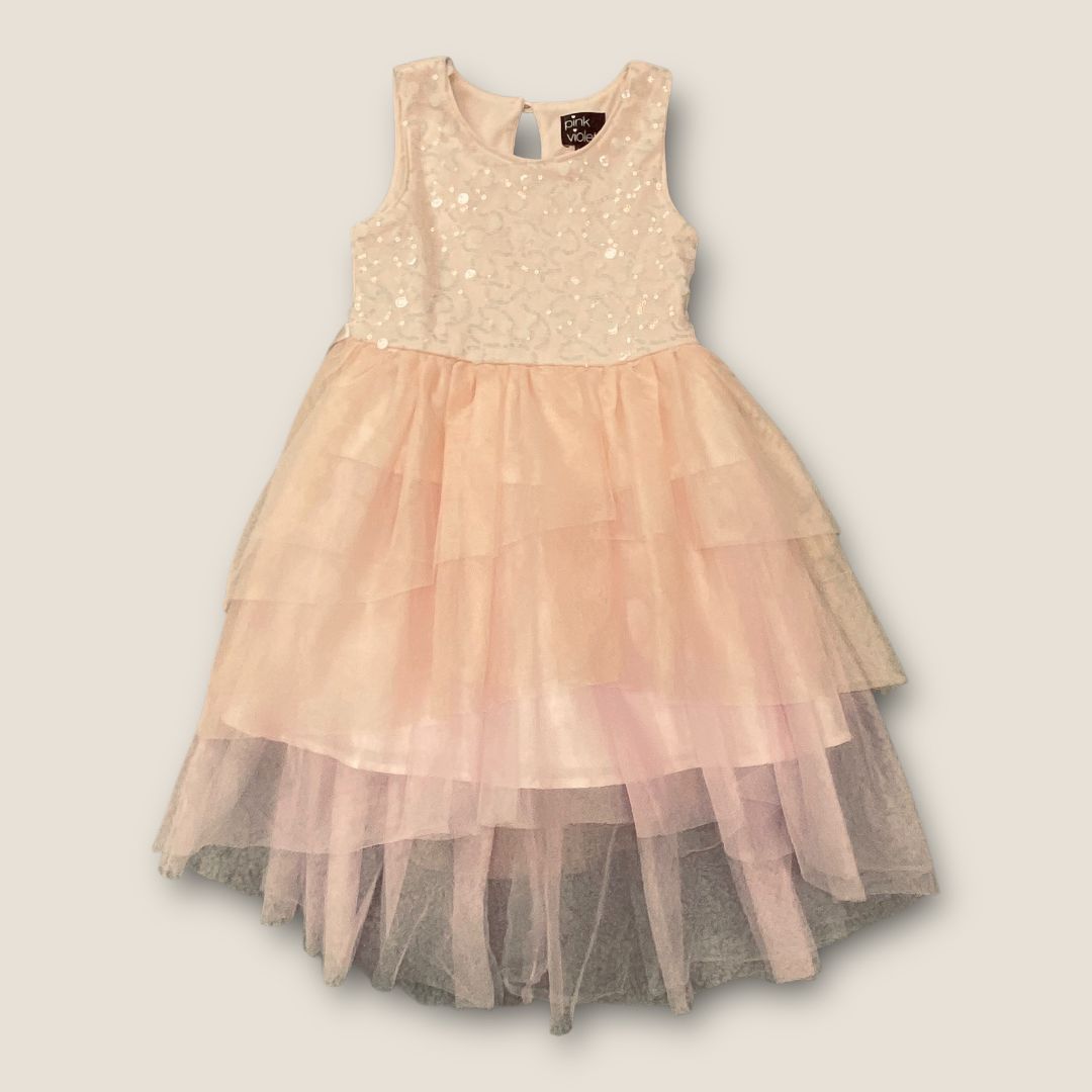 Pink Violet pink tulle layer dress, 5