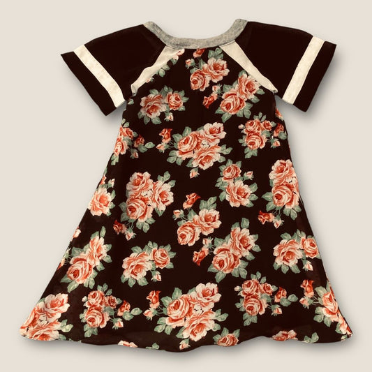 Sweet Heart Rose black Flora print dress, 5