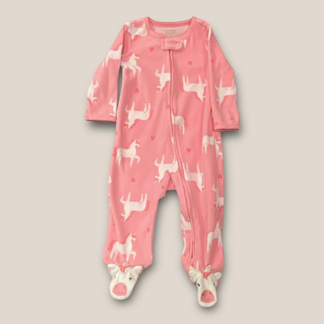 Caters pink Fuzzy Pjs, 6m