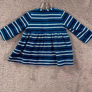 *NEW* Hanna Andersson Blue w/navy&white stripes, 3mo