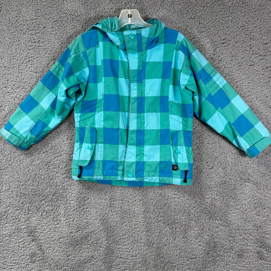 *FLAWED* REI Green and Blue Rain Jacket, 4