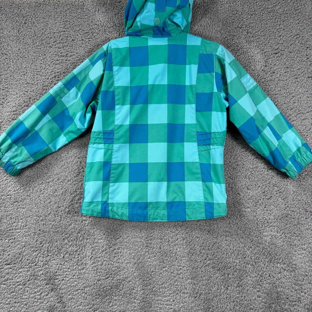 *FLAWED* REI Green and Blue Rain Jacket, 4