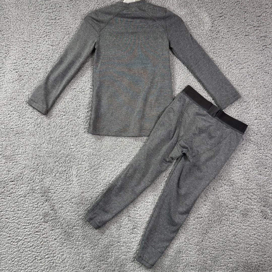 REI Grey Thermal Underwear, Top and Bottom, 4