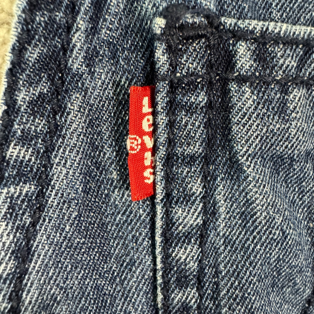 Levi's Blue Overalls, Denim, 2