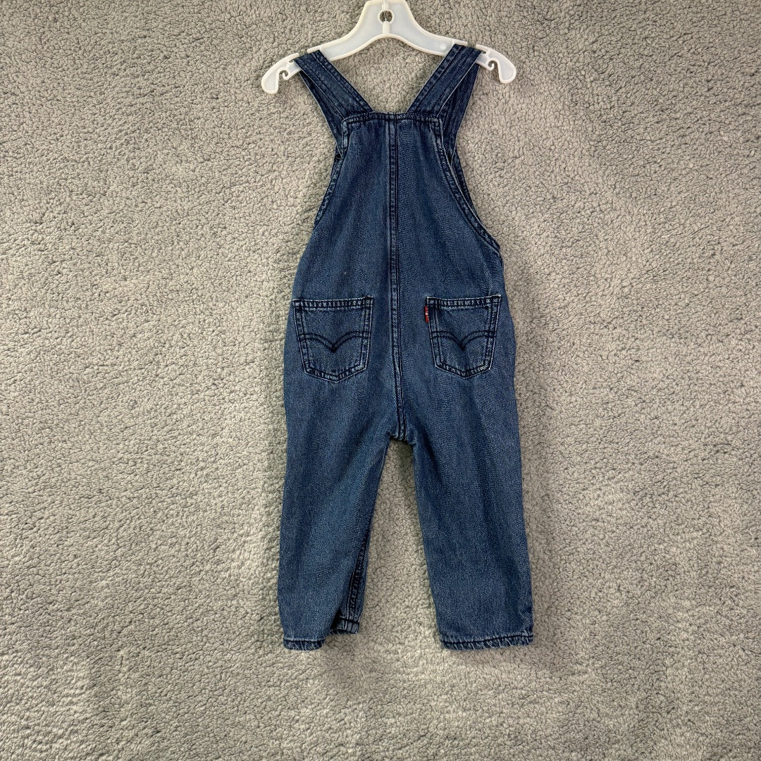 Levi's Blue Overalls, Denim, 2