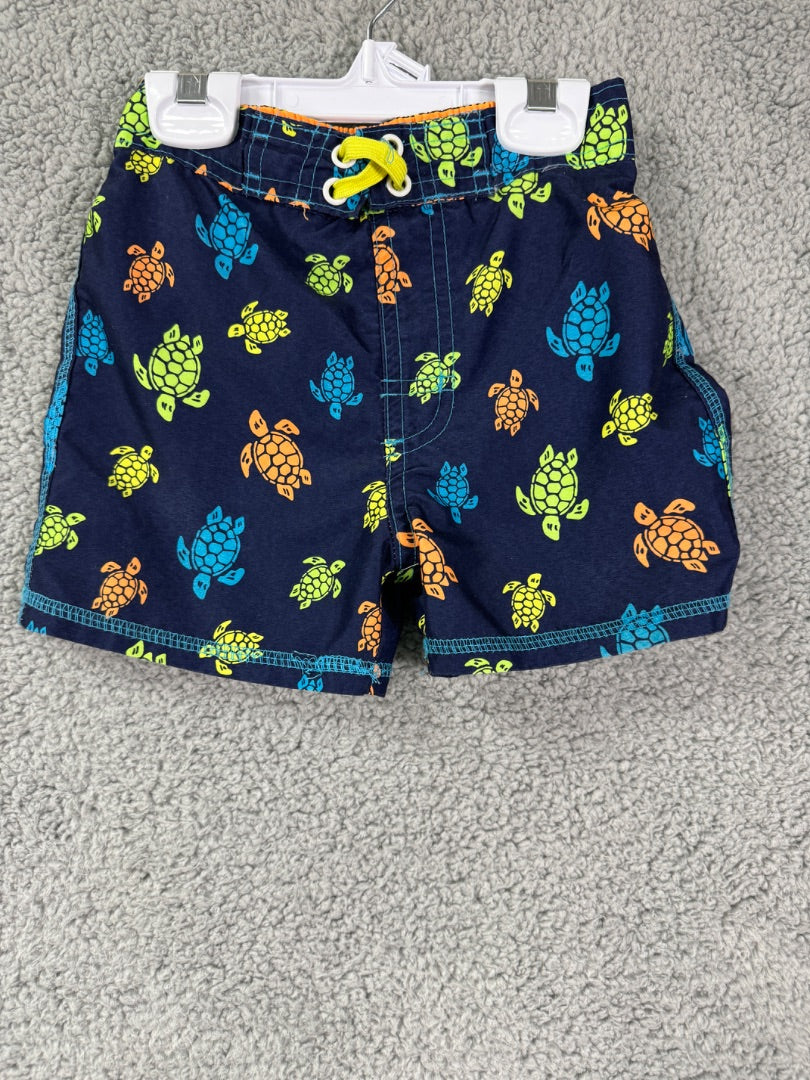 Mick Mack Blue and Green Swim Shorts, 2