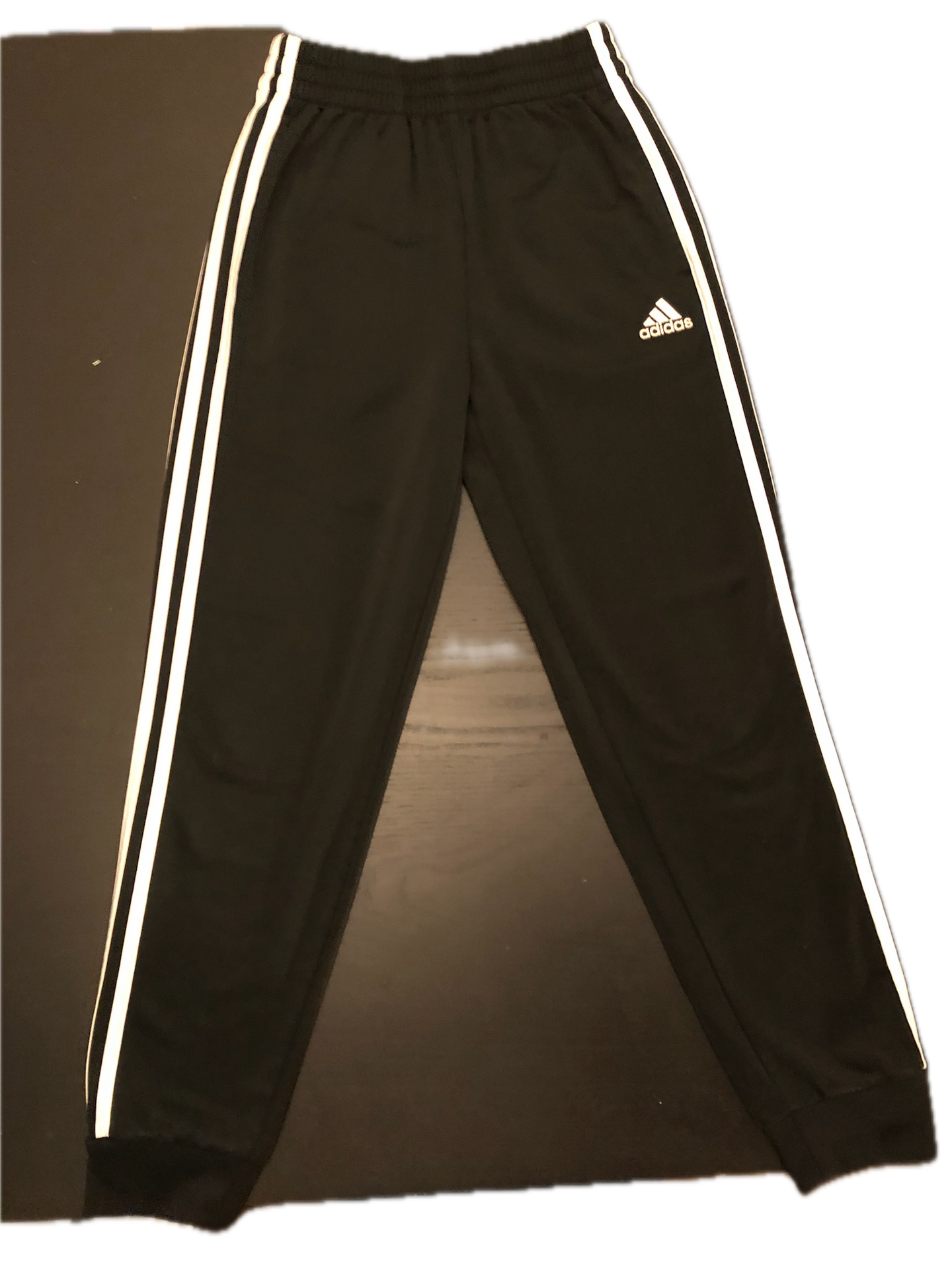 Adidas Sweats Black/White Stripes