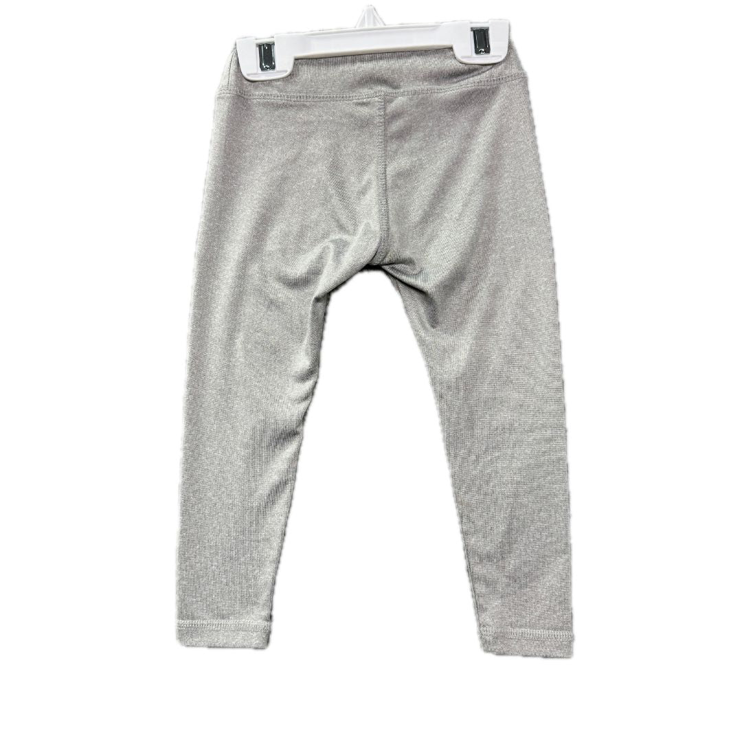 Champion Gray Leggings with Champion Logo on upper leg, 2