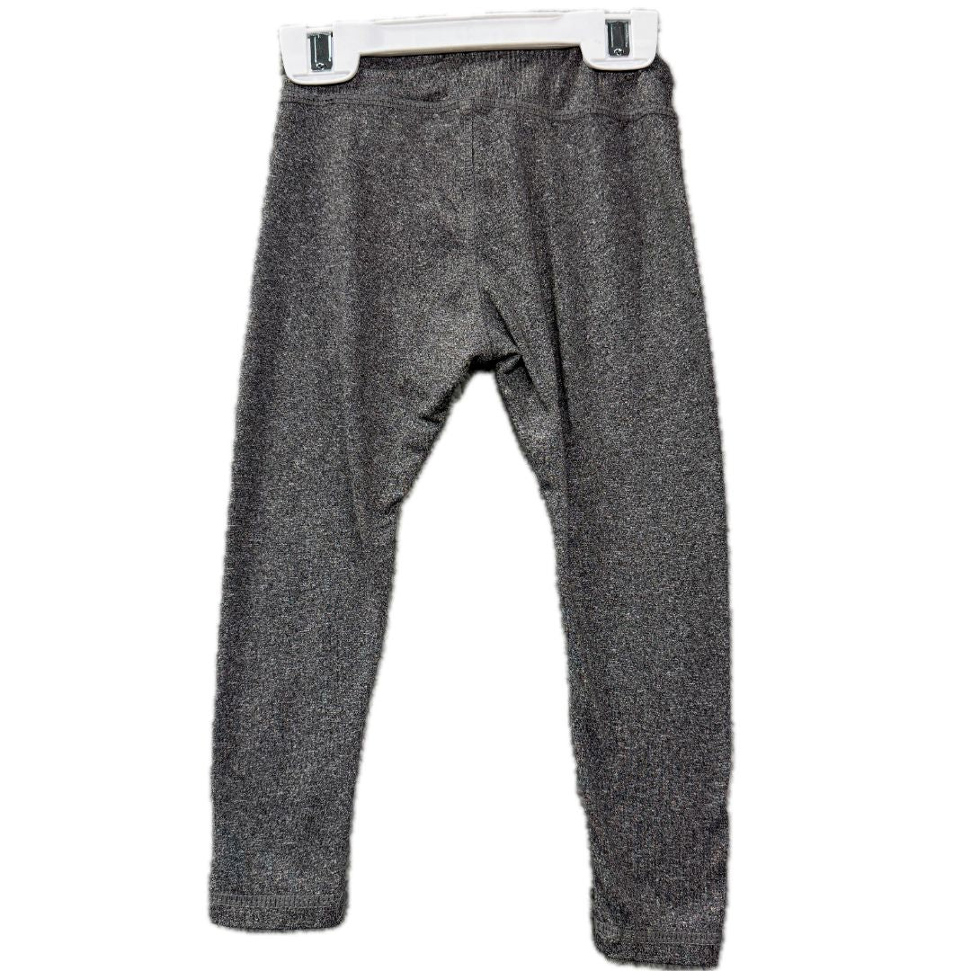 Champion Gray Leggings with Champion Logo on Leg, 2