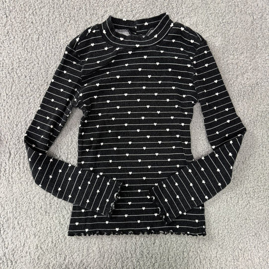 Old Navy Black and White O long sleeve Shirt, 10