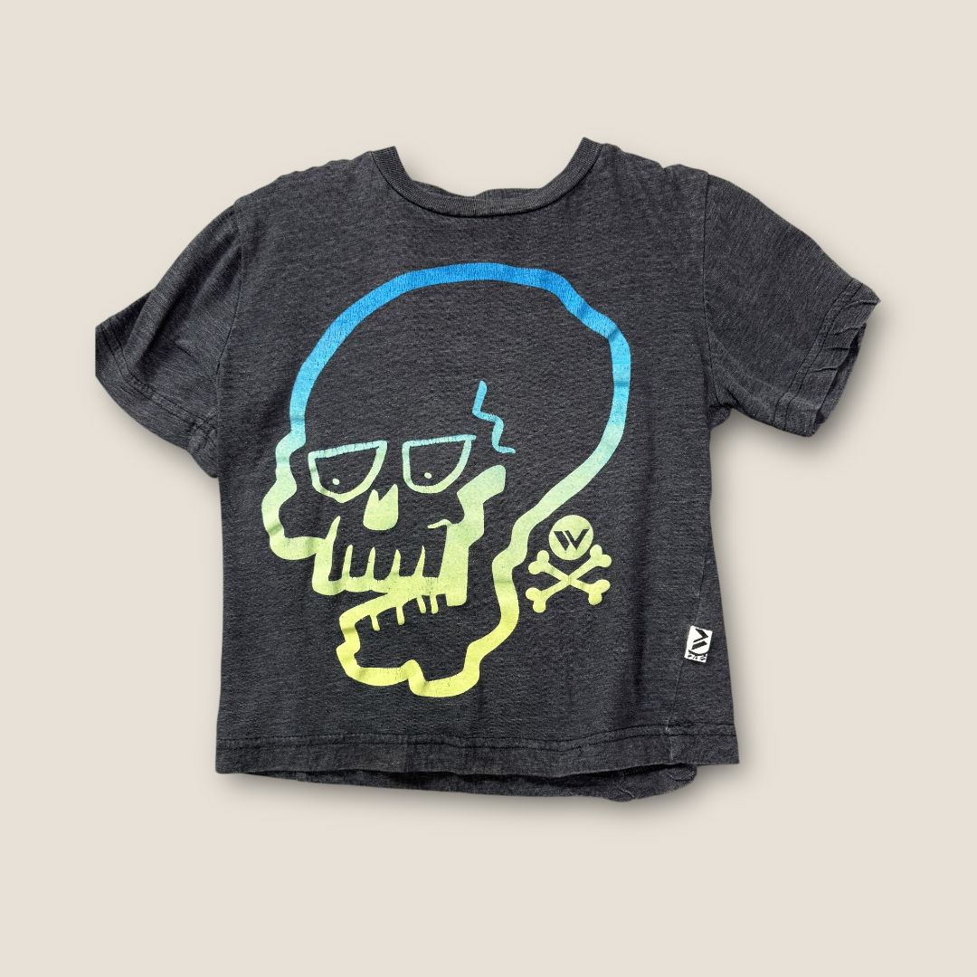 Shaun White Dark Gray and Colorful Skeleton Skeleton T-Shirt, 4