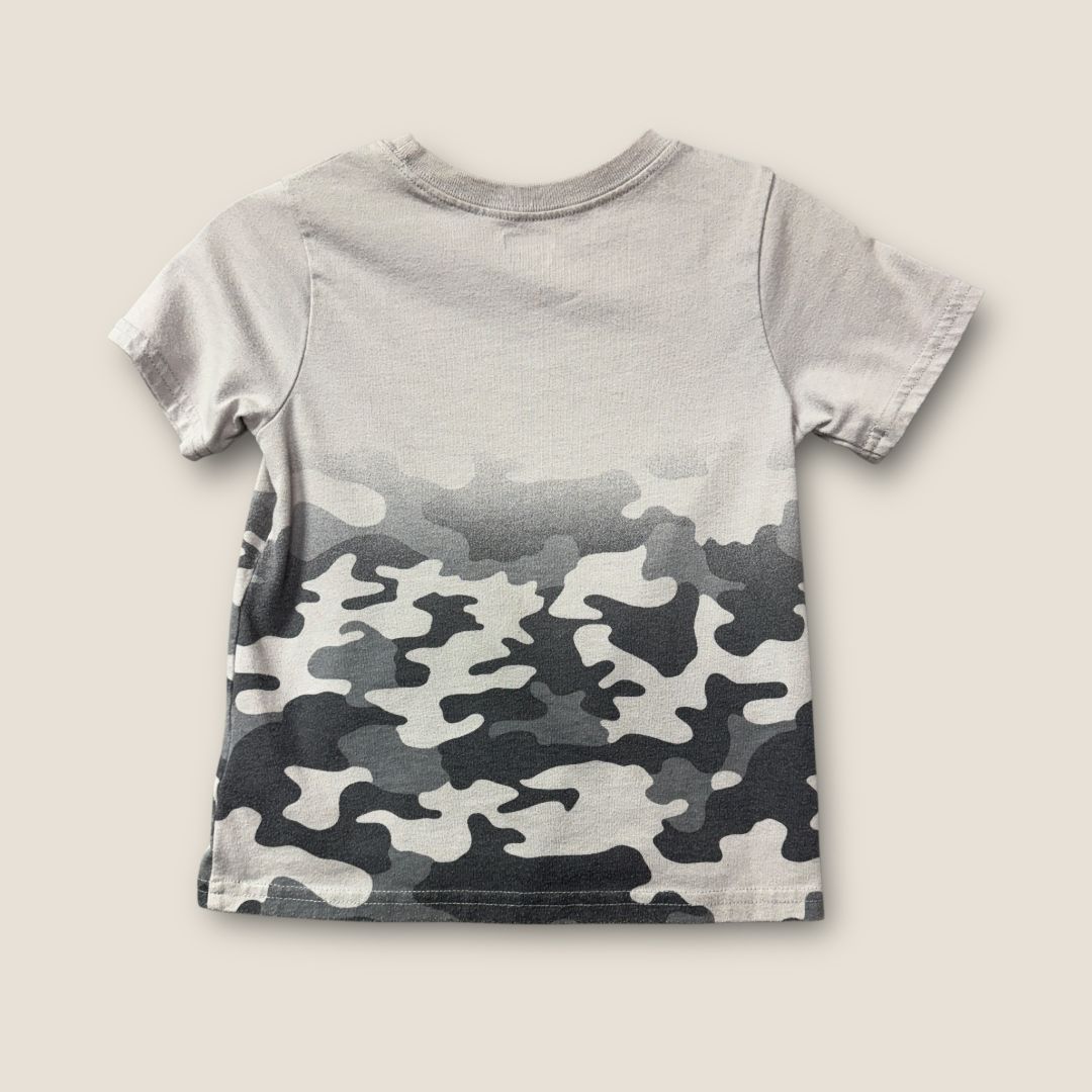 Garanimals Gray and Camo Skeleton T-Shirt, 4