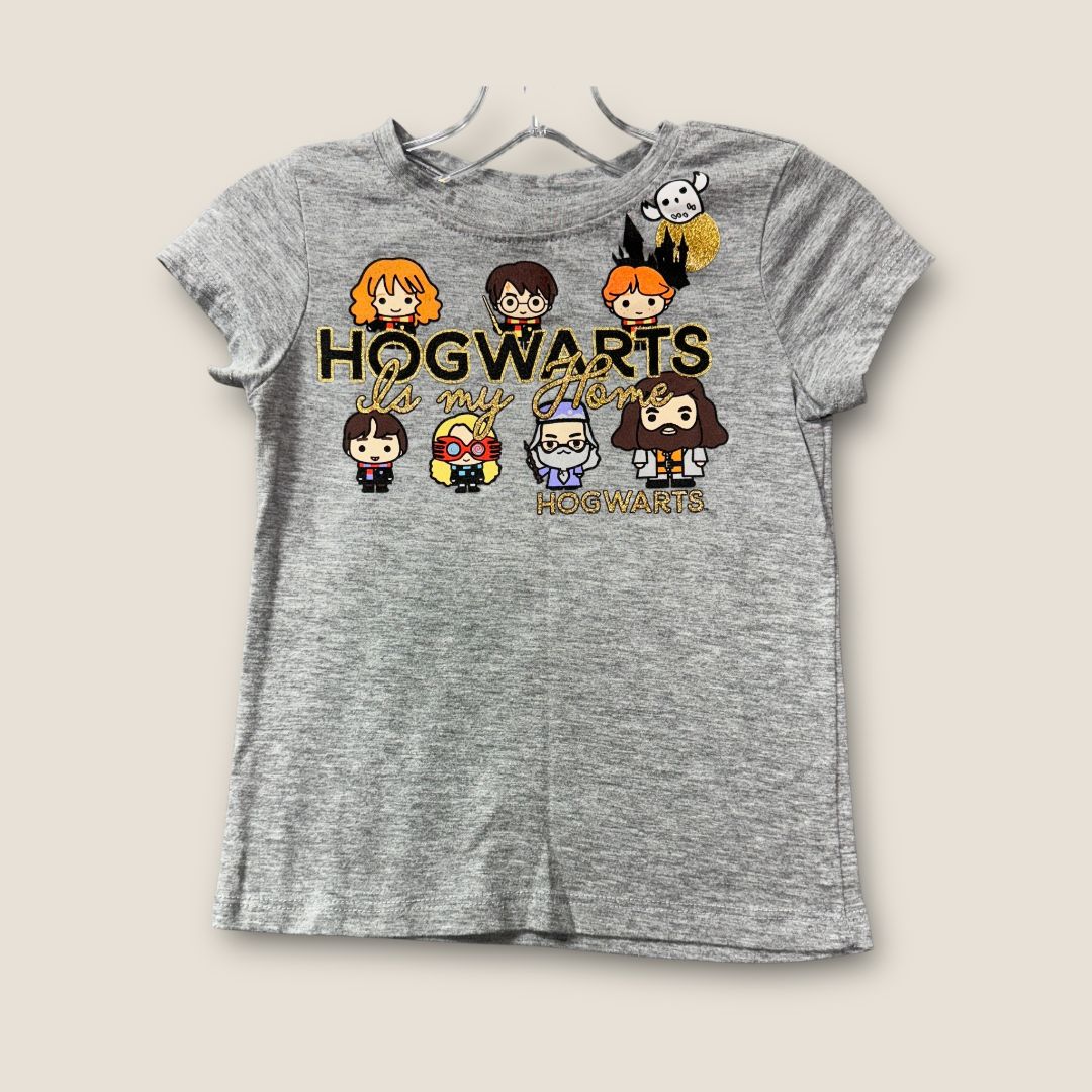 Harry Potter  Gray and Gold Hogwarts is my Home T-Shirt, 4