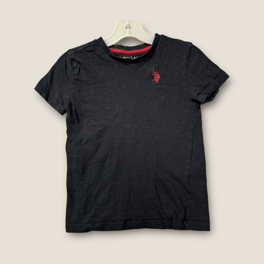 U.S. Polo Assn. Black wit Red Logo T-Shirt, 4