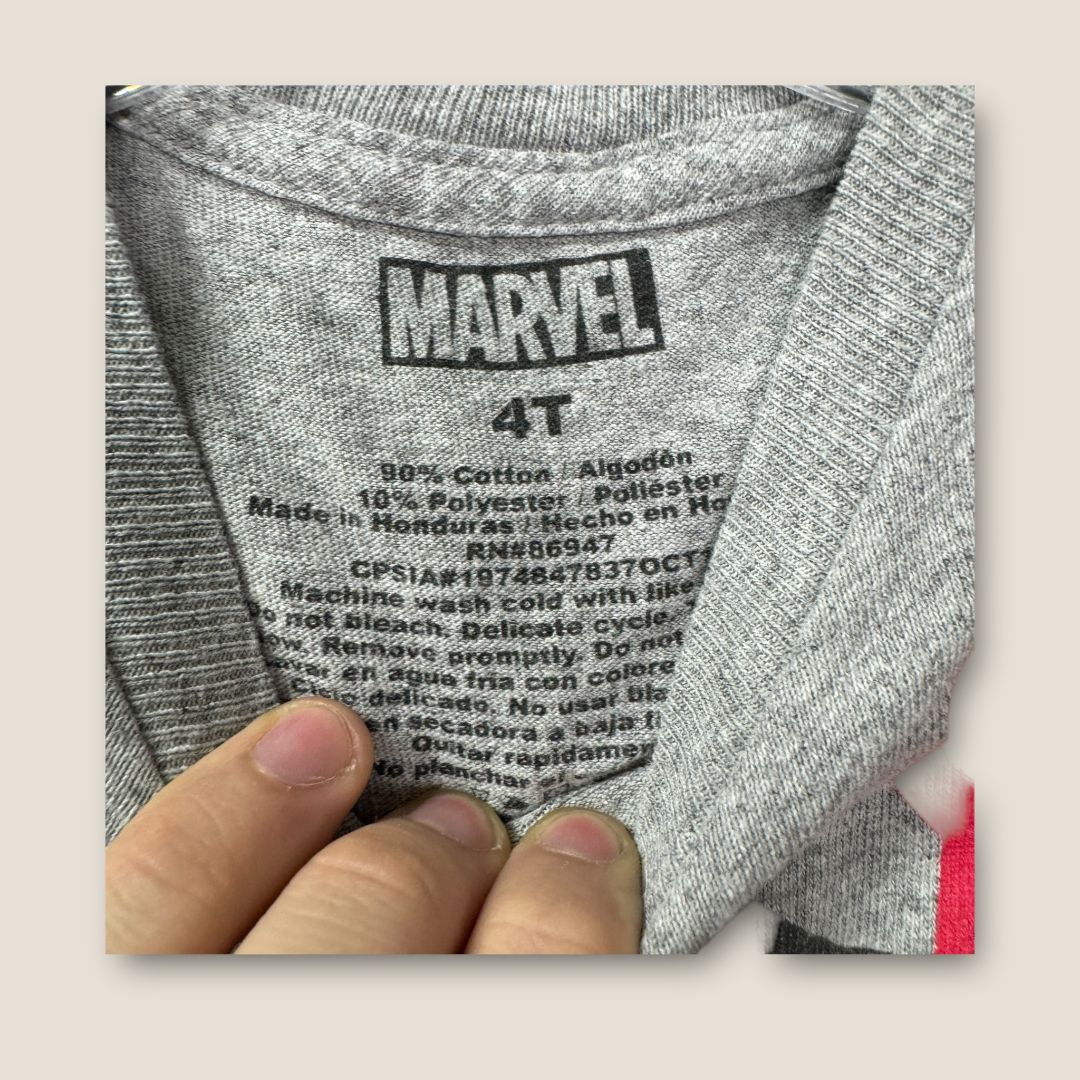 Marvel Gray and Red  Spider Man T-Shirt, 4