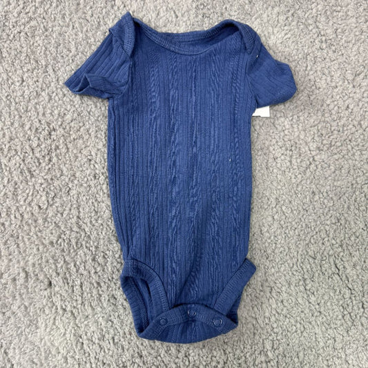 Carter's Blue Newborn Blue Onesie, NB