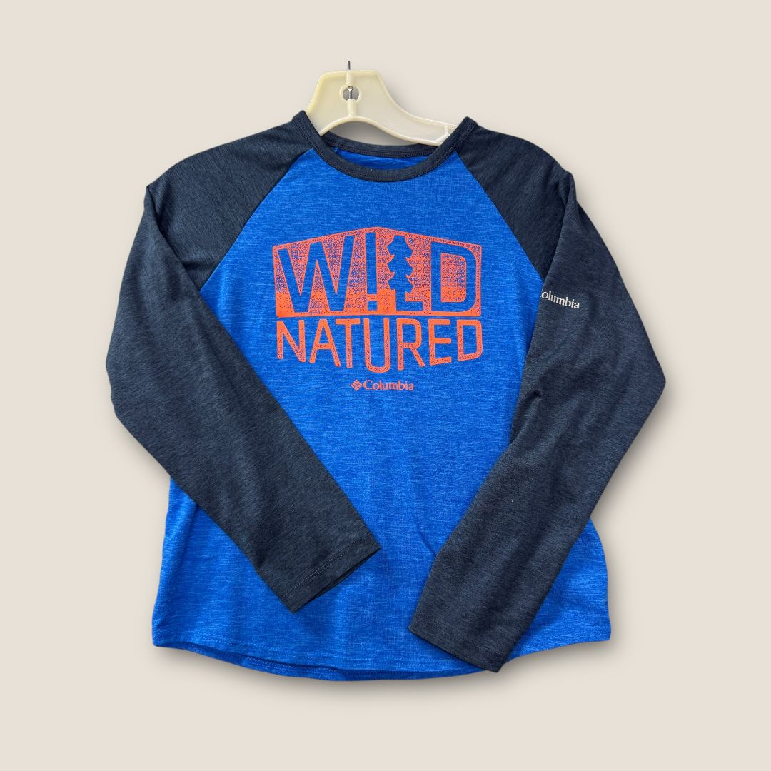 Columbia blue Wild Natured  Athletic Long Sleeve, 6