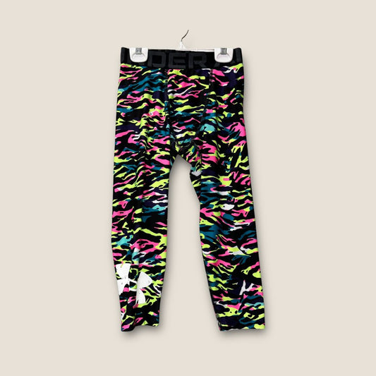 Under Armour Black and Colored Camo Athletic Leggings, 7