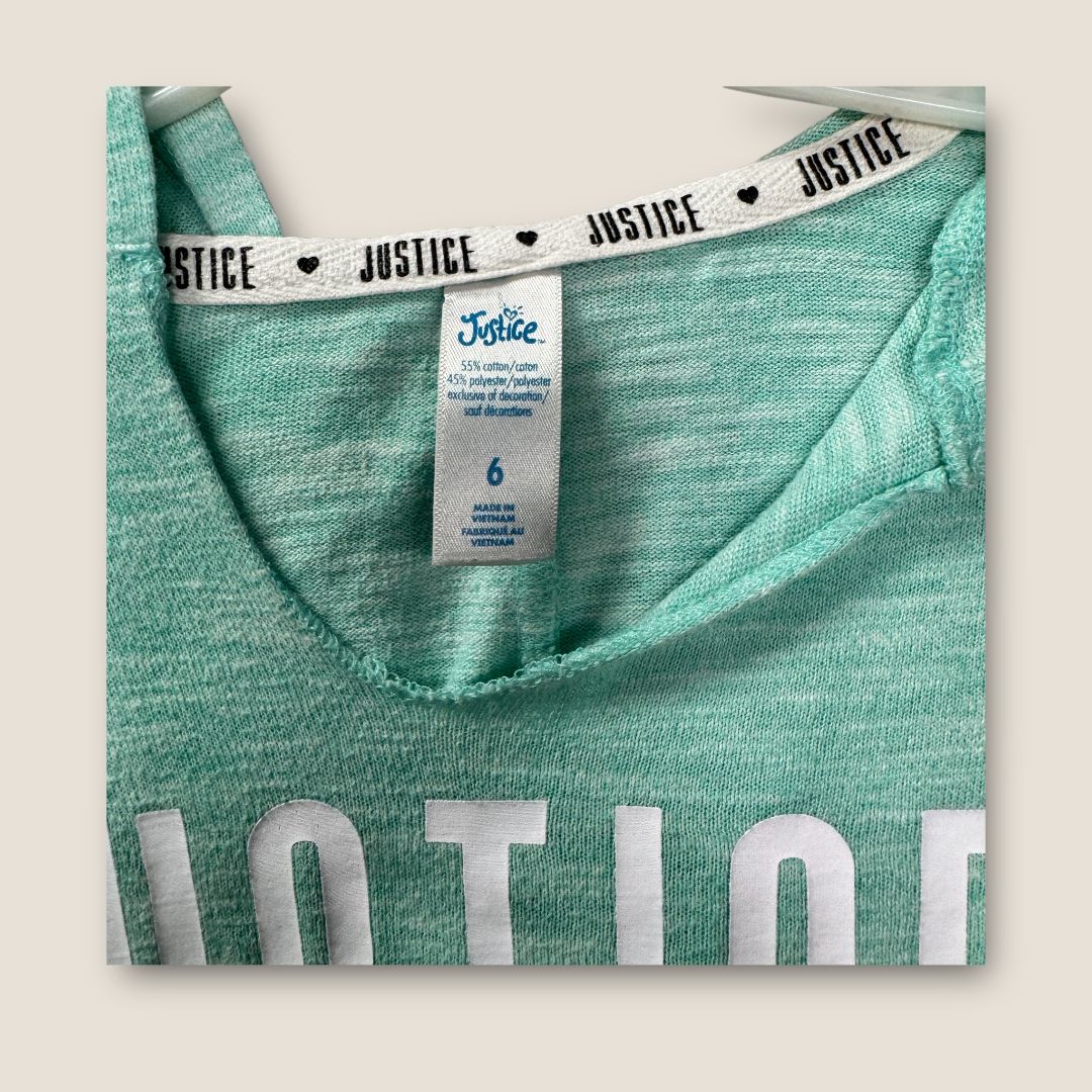 Justice Teal Light Hoodie, 6