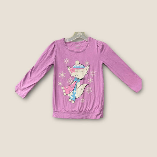 health Tex Purple Lavendar Tee with cute fox , 5