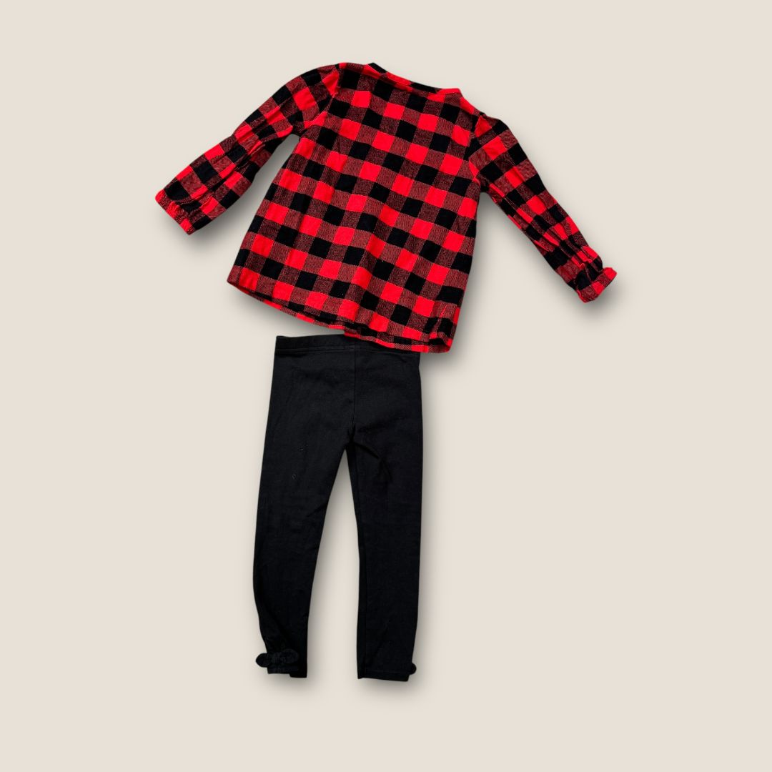 Child of Mine Red andBlack 2 Pc Outfit, 3