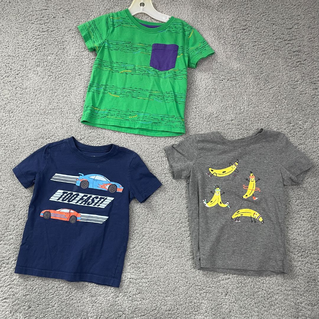 Cat & Jack, Carter's, Kids Korner Multi T-Shirts, Set of 3, 2