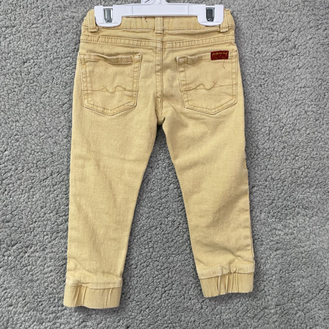 7 Brand Tan Jean pants, 2