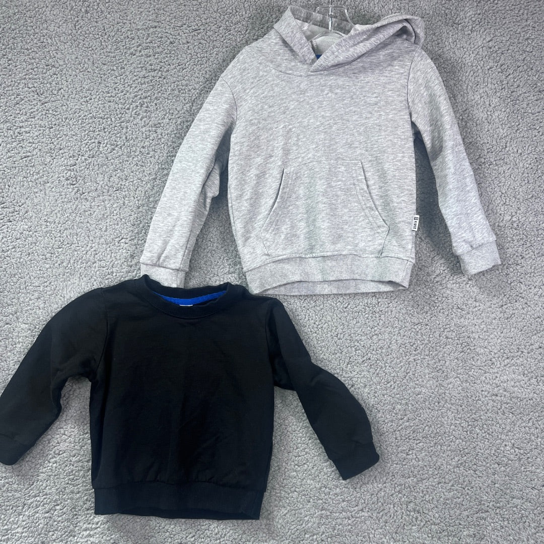 No Brand Grey and Black Hoodie and Crew Neck Sweaters, 3