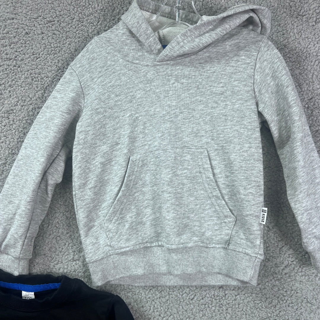 No Brand Grey and Black Hoodie and Crew Neck Sweaters, 3