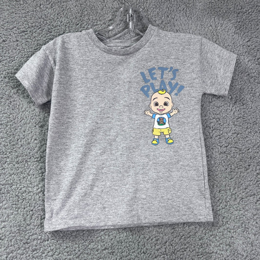 Cocomelon Grey with Print Short Sleeve T-Shirt, 3