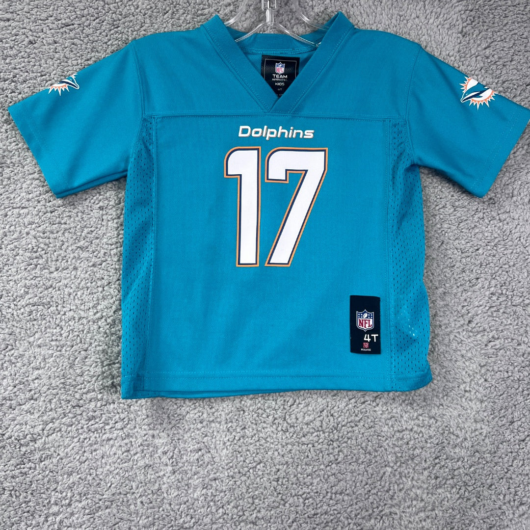 NFL Teal / Dolphins Short Sleeve Jersey, 4