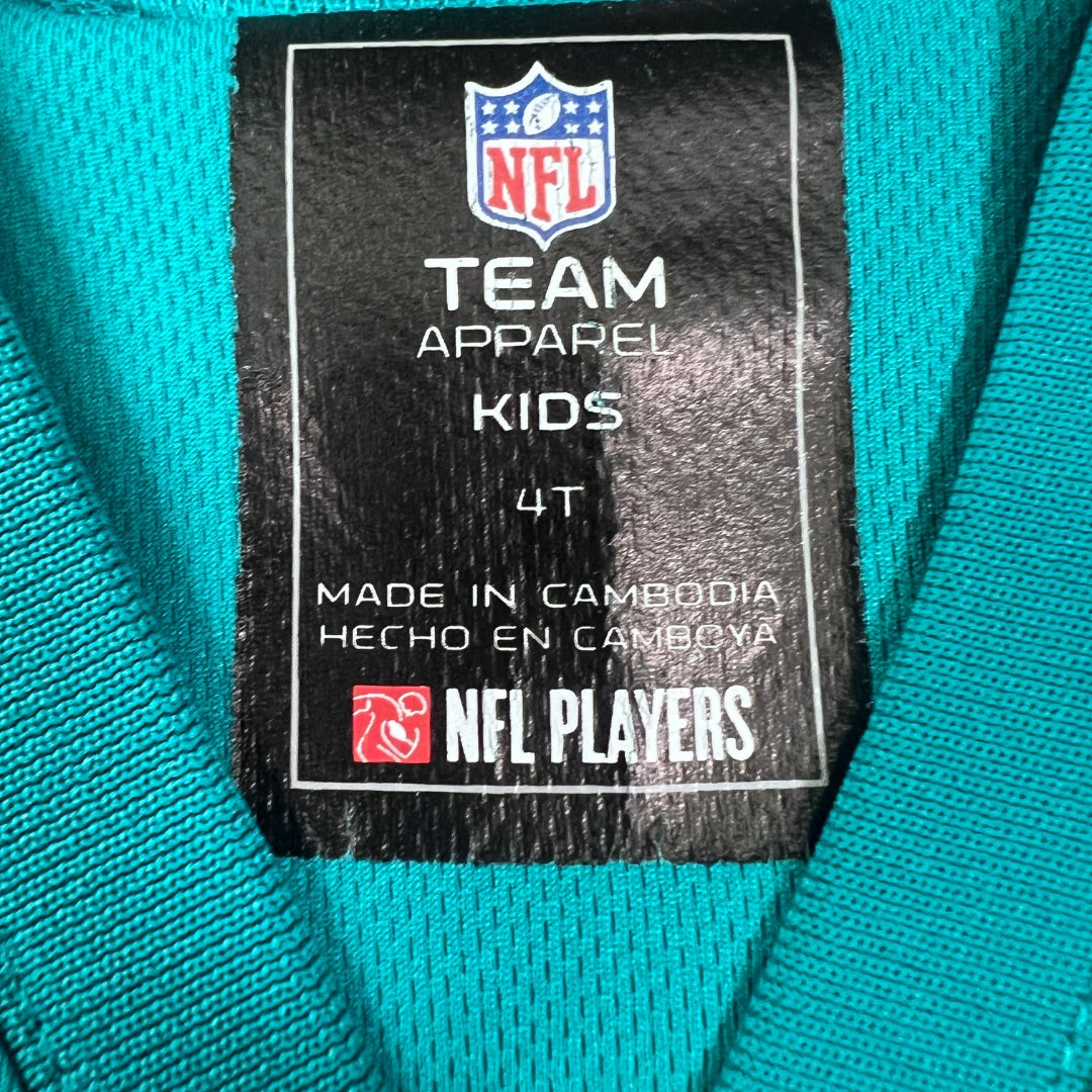 NFL Teal / Dolphins Short Sleeve Jersey, 4