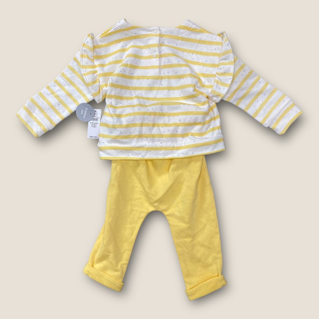 Baby GAP Yellow New with Tags 2pcs Yellow Outfit, 6mo