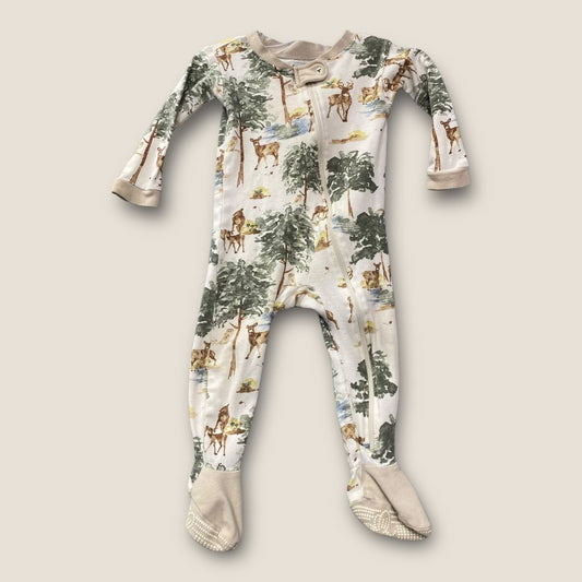 Burts Bees White Burts Bees Forest Scene PJs, 12m