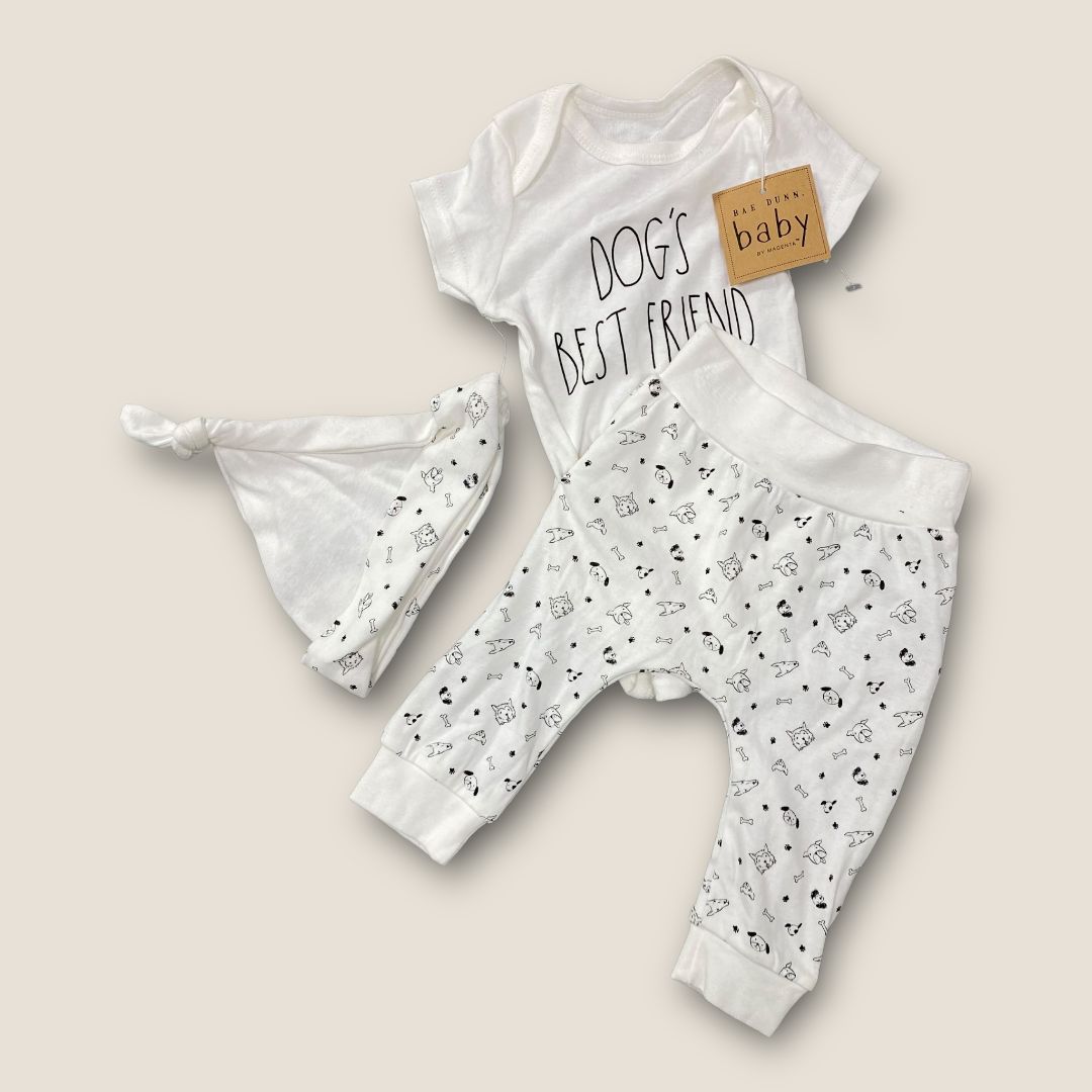 Ray Dunn White New With Tags  White 3 pcs Baby , 3m