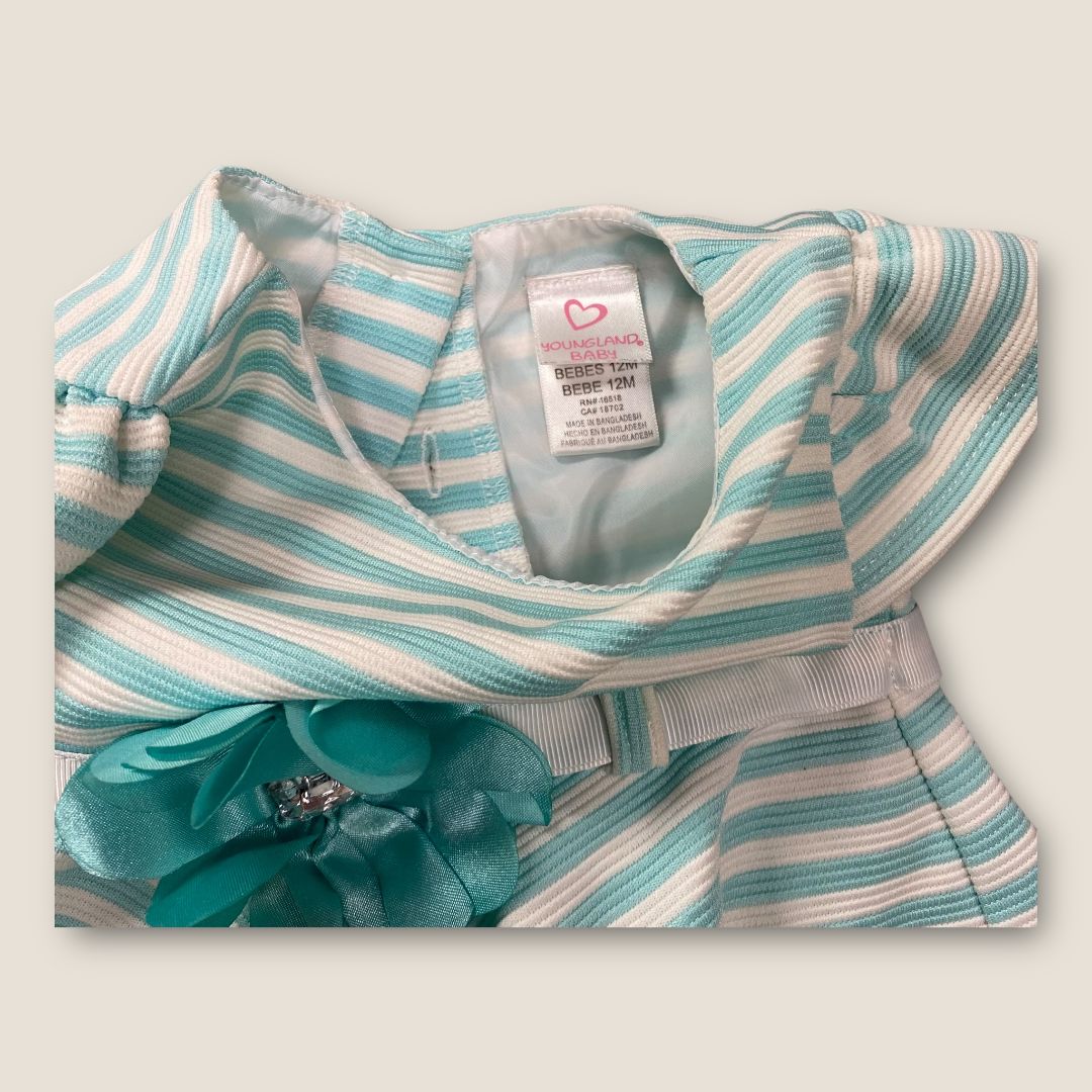 Youngland Baby Blue Light blue dress, 12m