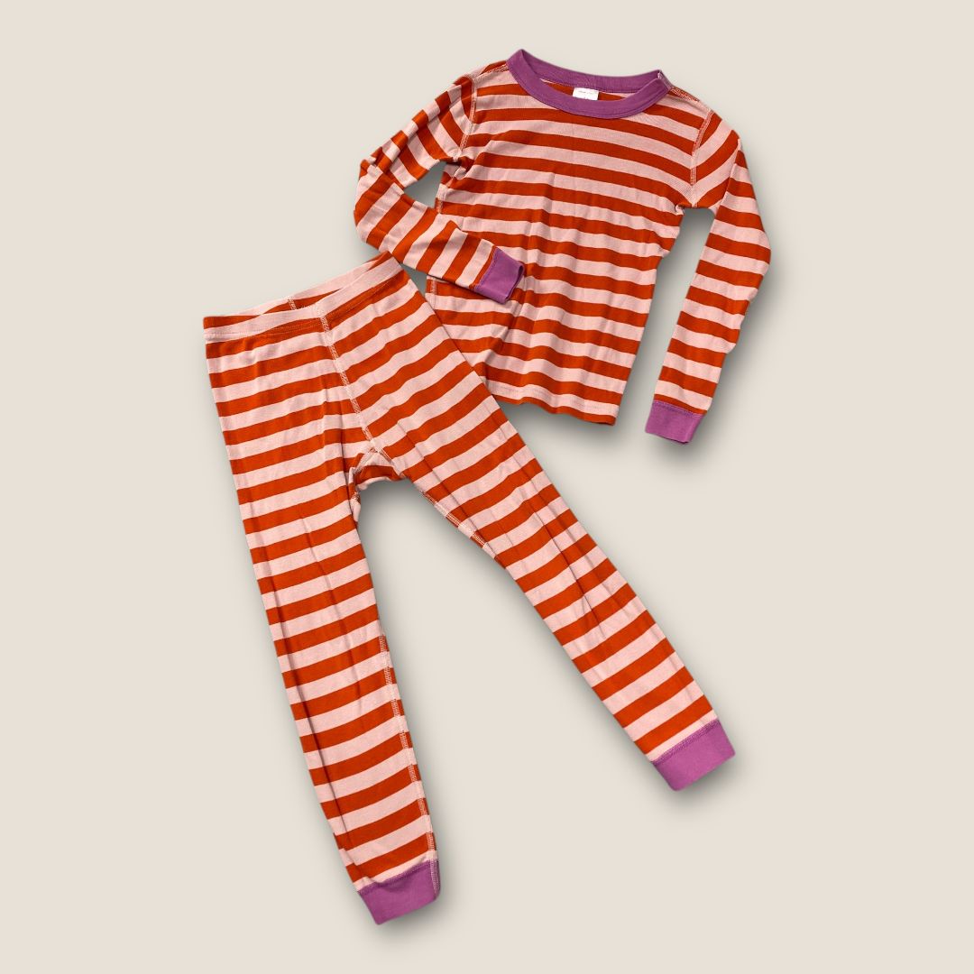 Hanna Anderson Orange and Pink 2 pcs Orange Striped, 6