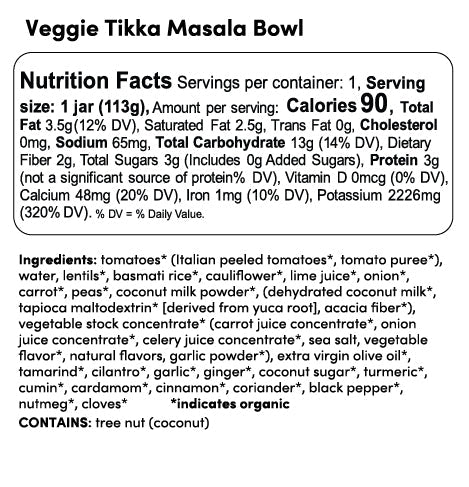 Veggie Tikka Masala - Single Jar